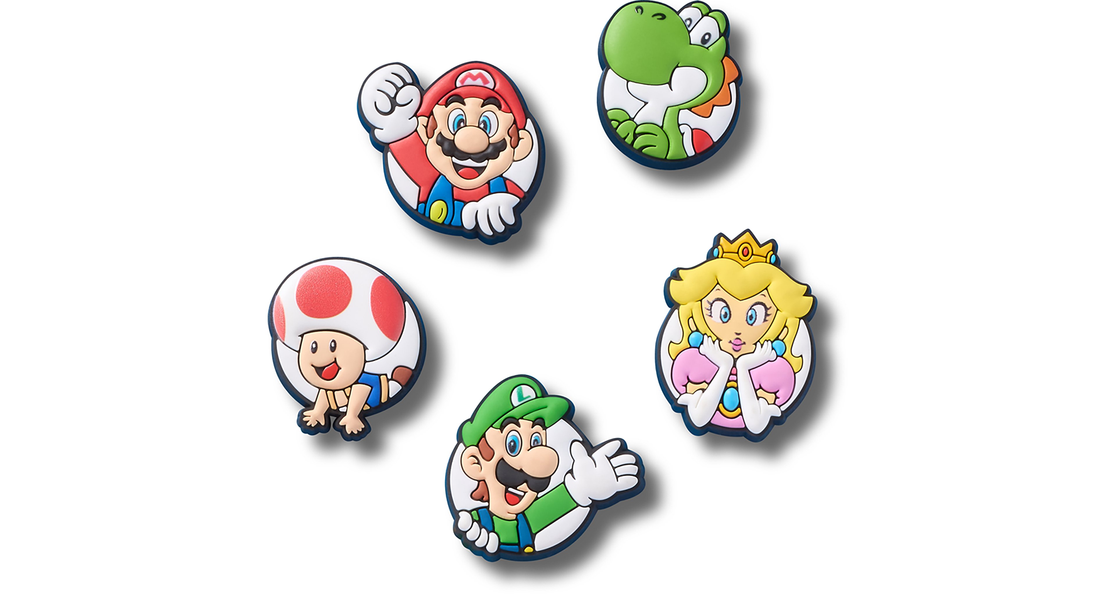Crocs Mario & Friends Jibbitz Charms 5-Pack