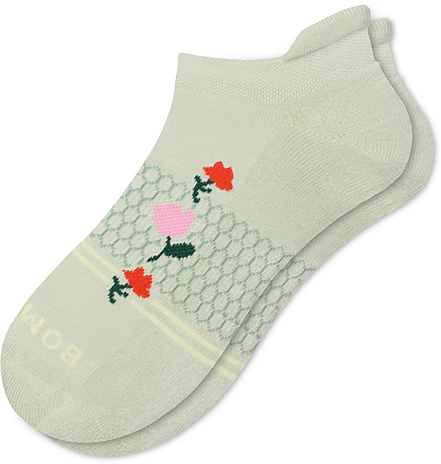 Bombas Women’s Line of Flowers No Show Socks 1 Pair - view number 2