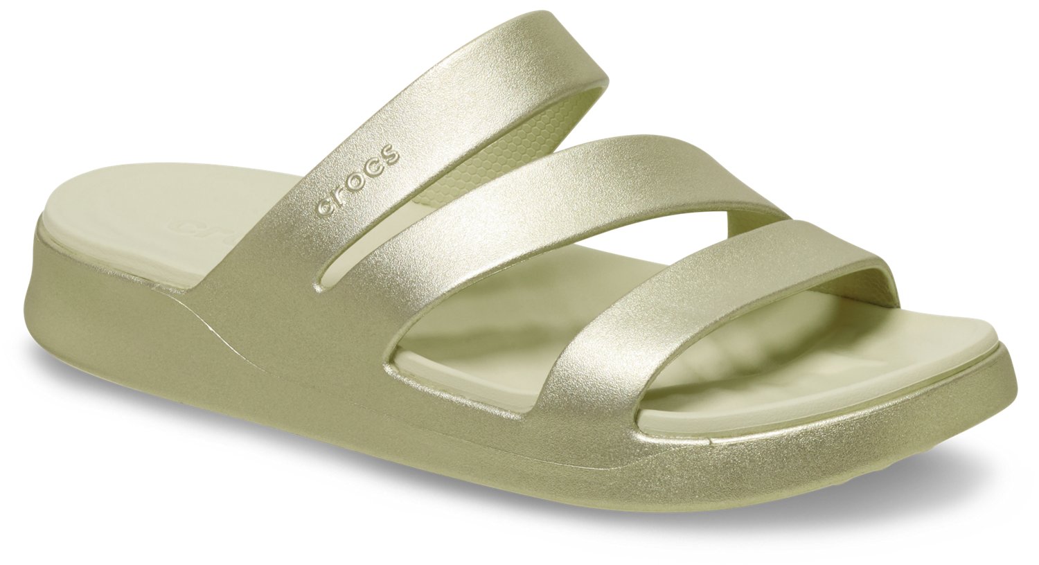 Crocs Women's Getaway Strappy Metallic Sandals - view number 3