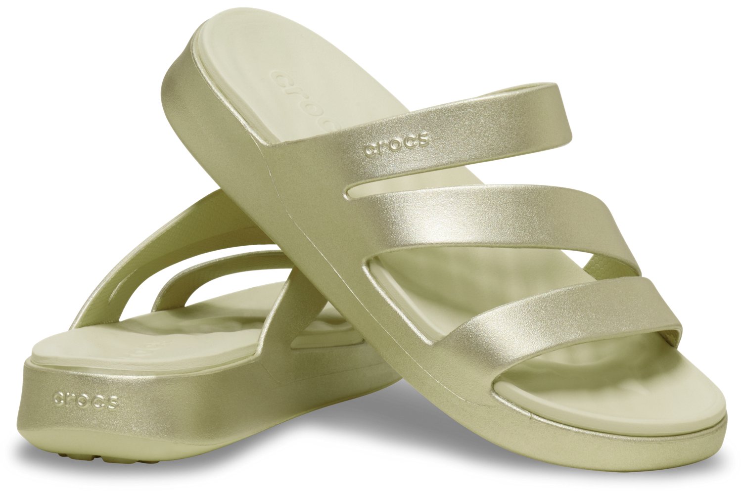 Crocs Women's Getaway Strappy Metallic Sandals - view number 7