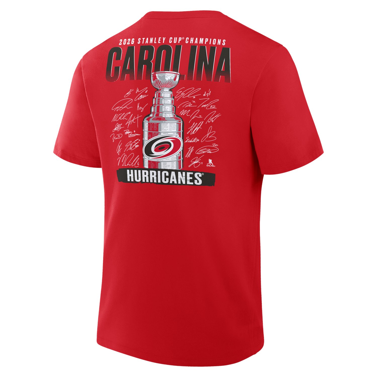 Fanatics Men's Carolina Hurricanes 2026 Stanley Cup Champions Signature Roster T-shirt - view number 3
