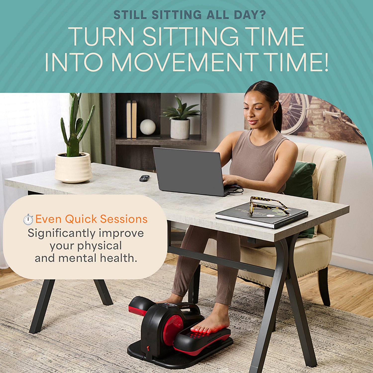 Lifepro AutoGlide Automatic Under Desk Elliptical Machine - view number 3