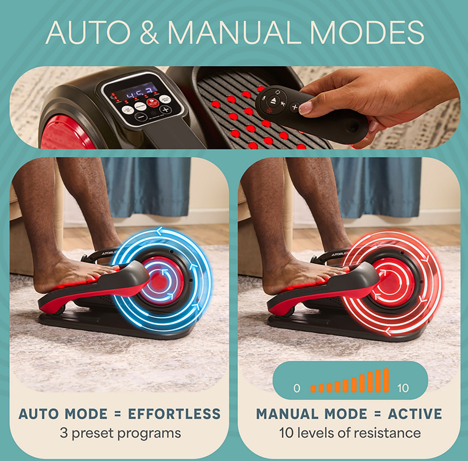 Lifepro AutoGlide Automatic Under Desk Elliptical Machine - view number 5