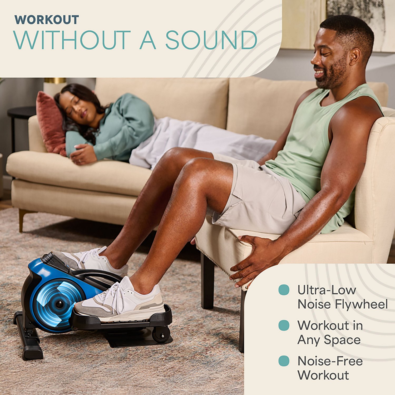 Lifepro FlexStride Plus Under Desk Elliptical