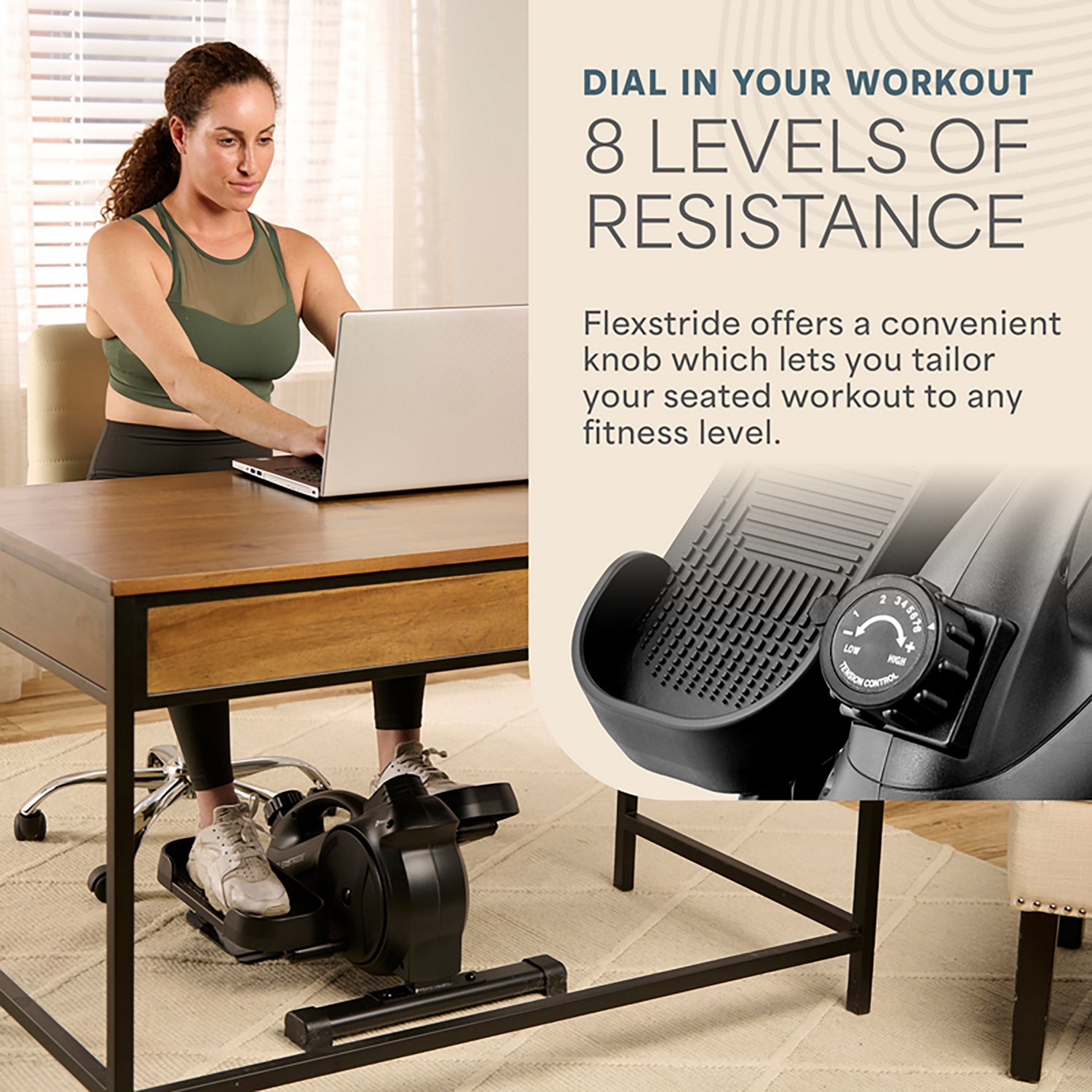 Lifepro FlexStride Under Desk Elliptical - view number 3