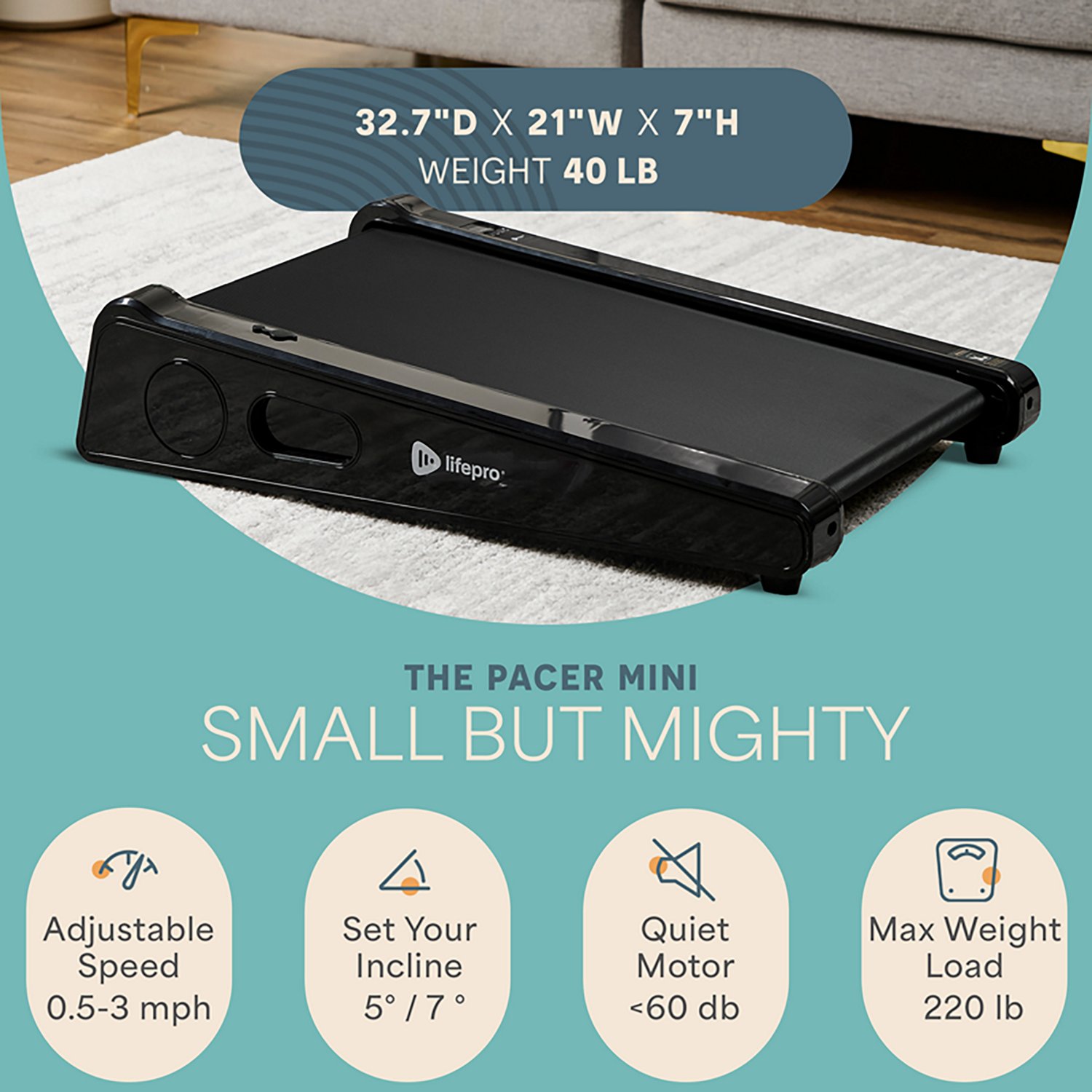 Lifepro PacerMini Compact Walking Pad - view number 5