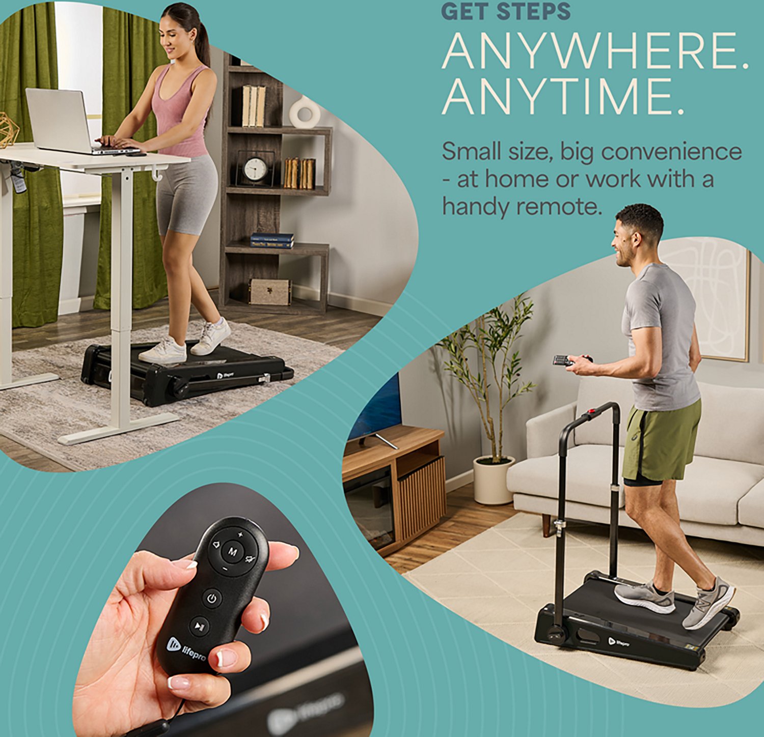 Lifepro PacerMini Compact Walking Treadmill - view number 2
