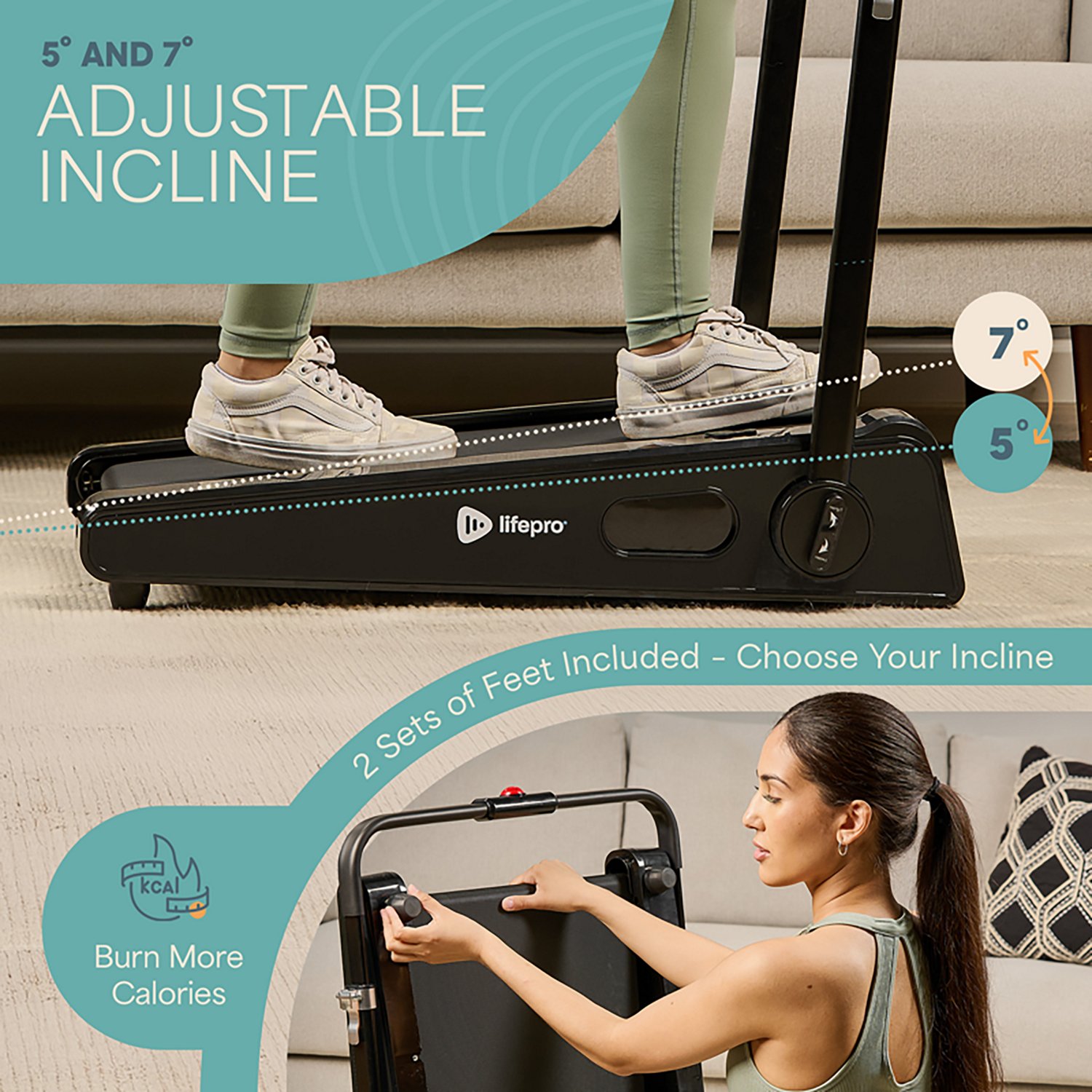 Lifepro PacerMini Compact Walking Treadmill - view number 3