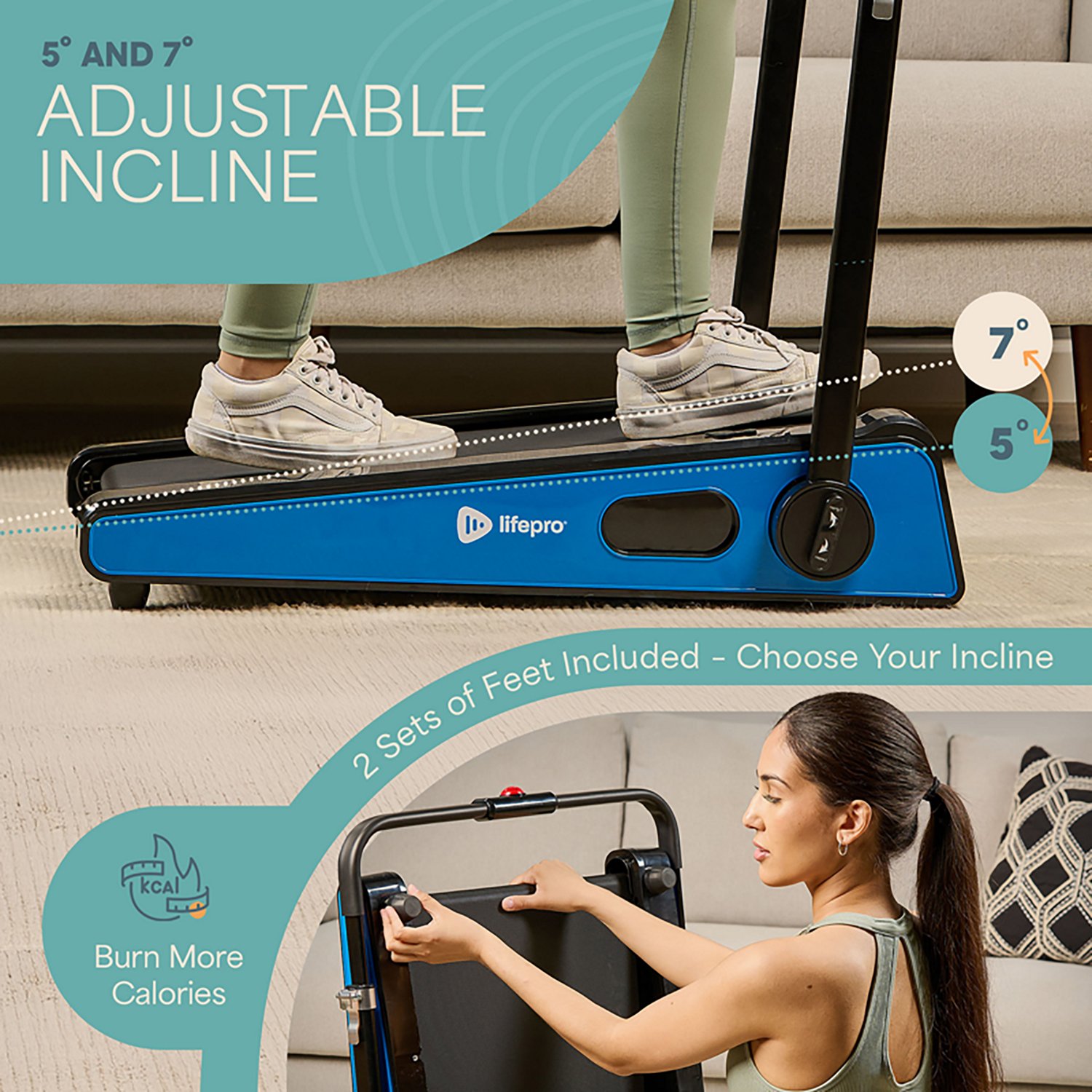 Lifepro PacerMini Compact Walking Treadmill - view number 3
