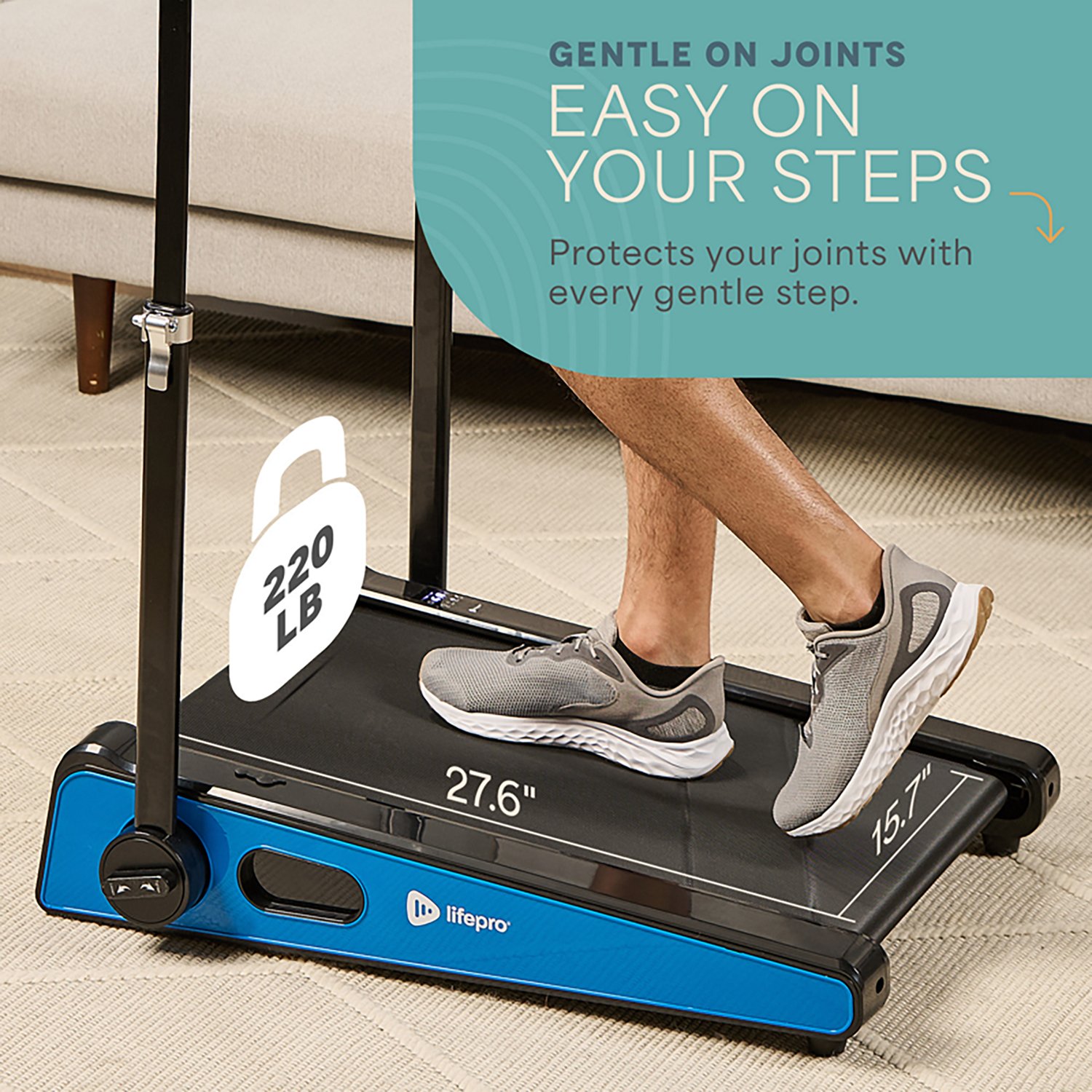 Lifepro PacerMini Compact Walking Treadmill - view number 6