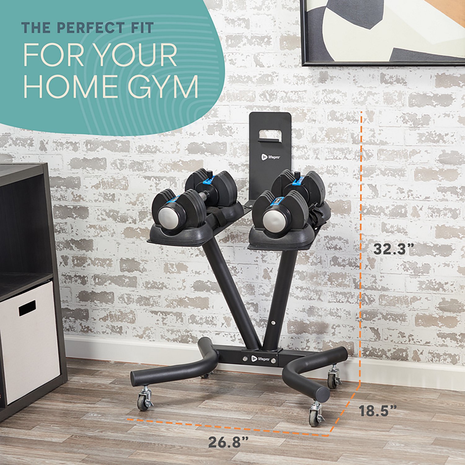 Lifepro Powerflow Pro Adjustable Dumbbell Stand - view number 6