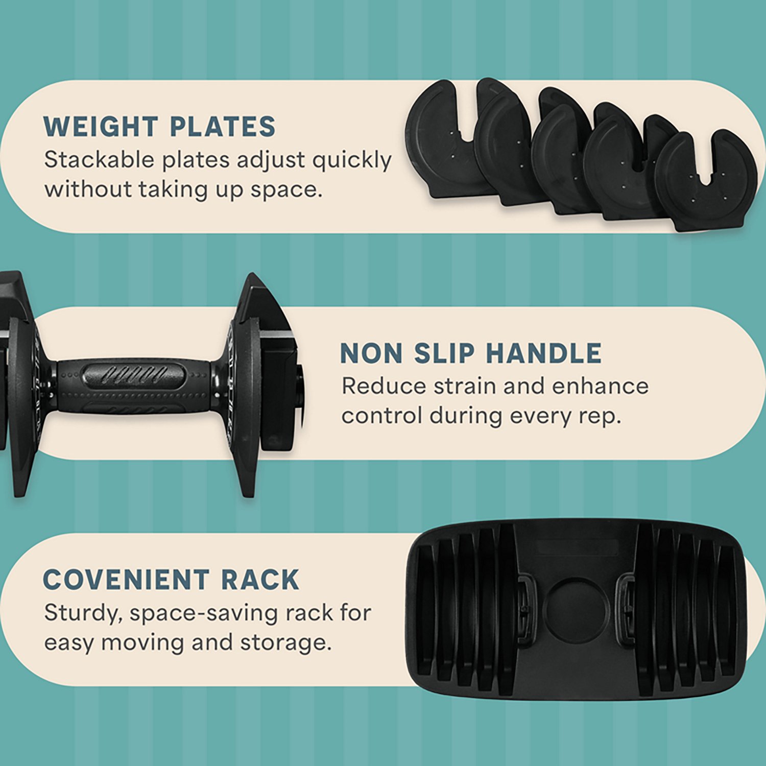 Lifepro TriForm Max 90 lb Adjustable Dumbbell - view number 7