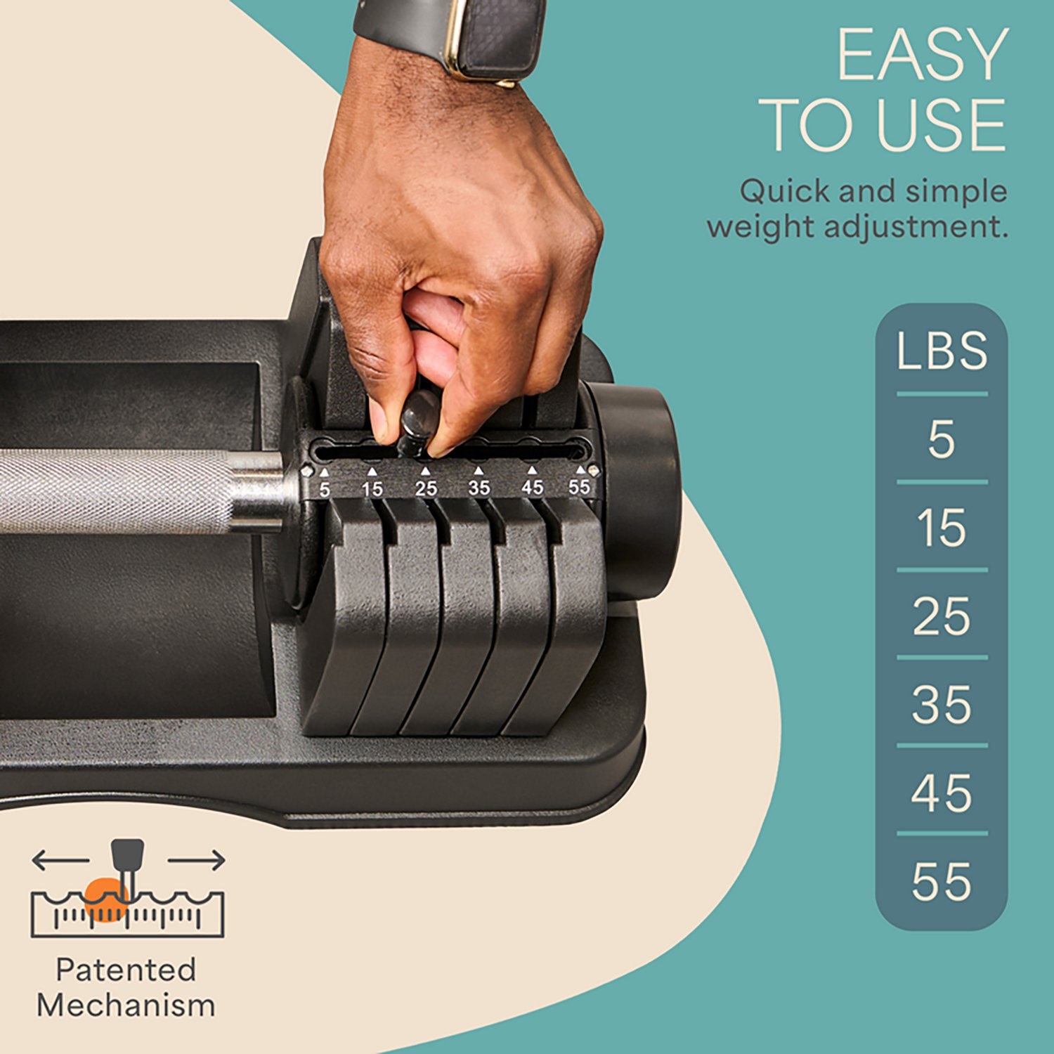 Lifepro PowerFlow X Adjustable Dumbbell - view number 3
