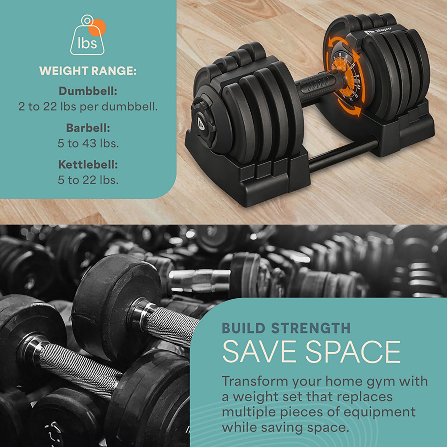 Lifepro TriForm 3-in-1 Weight Set - view number 7