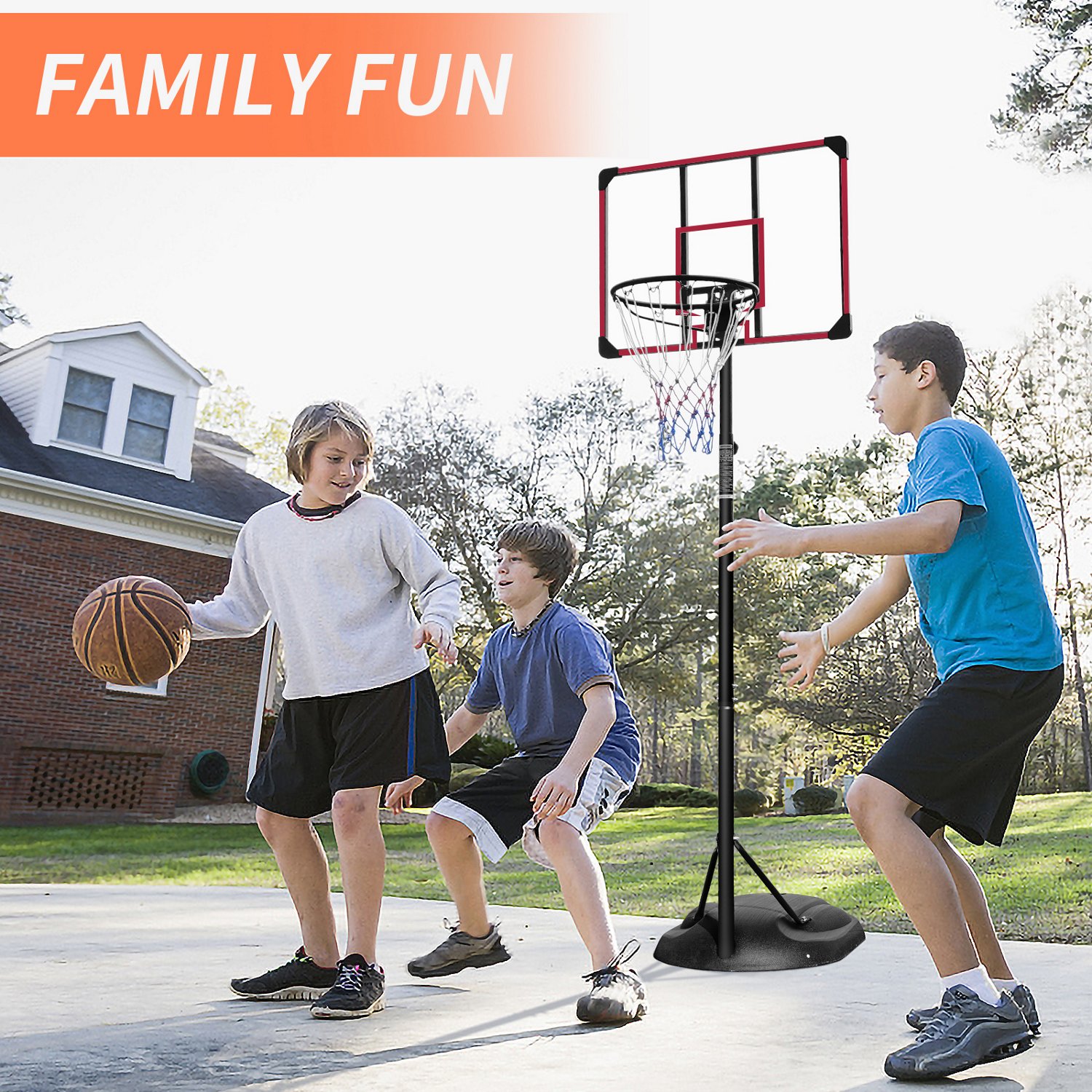Trustmade 32 in Portable Basketball Hoop with PVC Backboard - view number 4