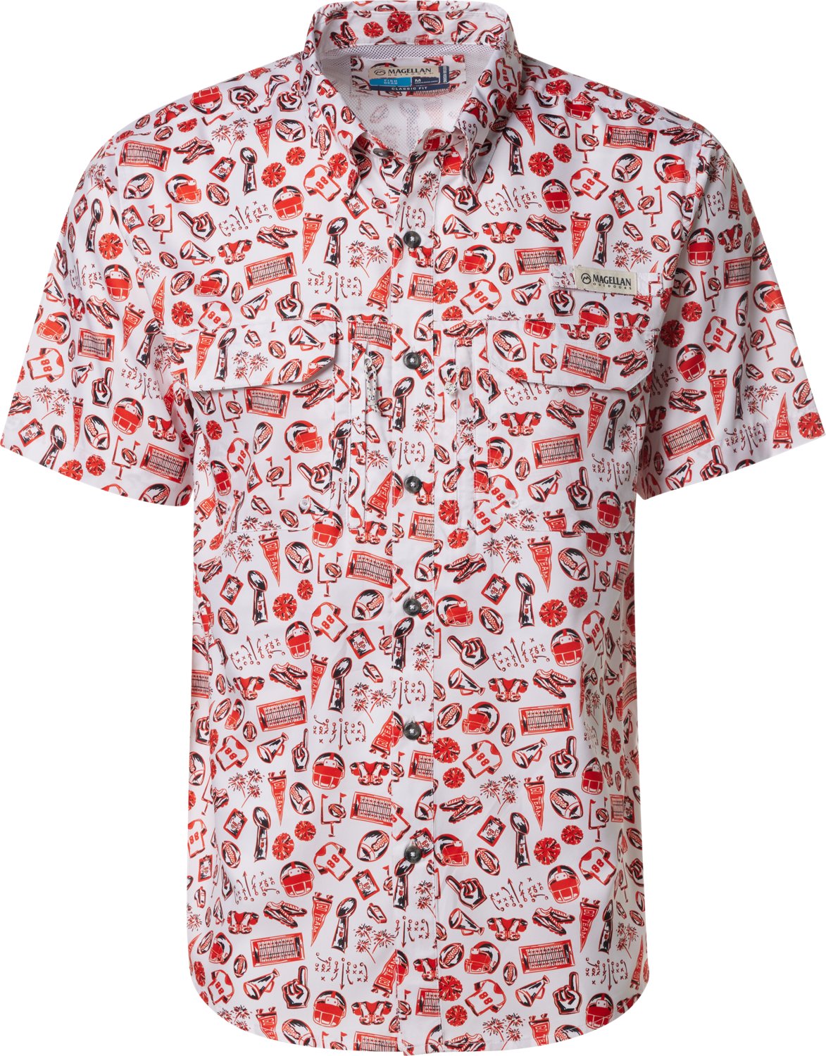 Magellan Outdoors Men's Georgia Local State Print Shirt