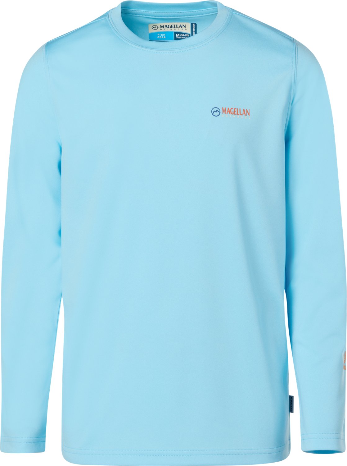 Magellan Outdoors Boys' Casting Crew Print Logo Fishing T-shirt