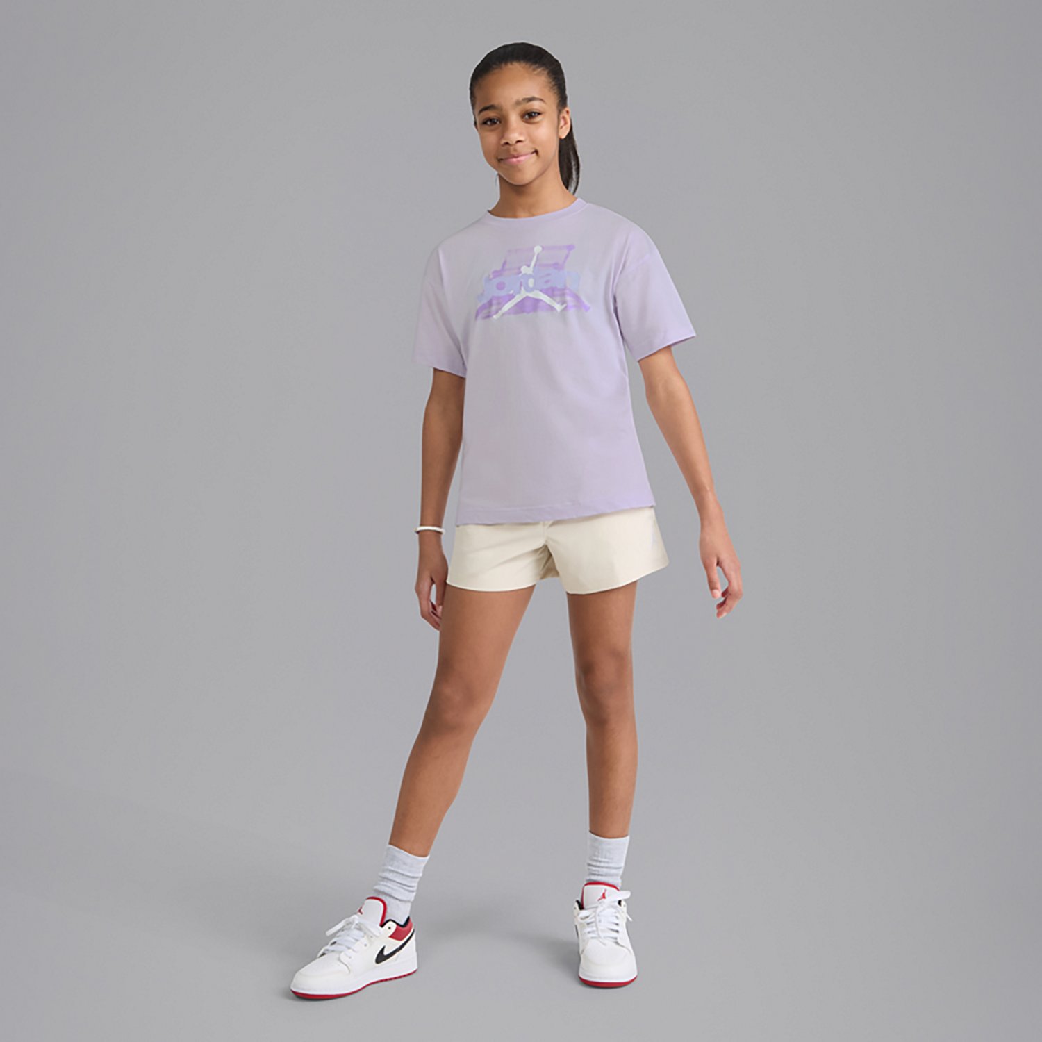Jordan Girls' Bow T-shirt - view number 3