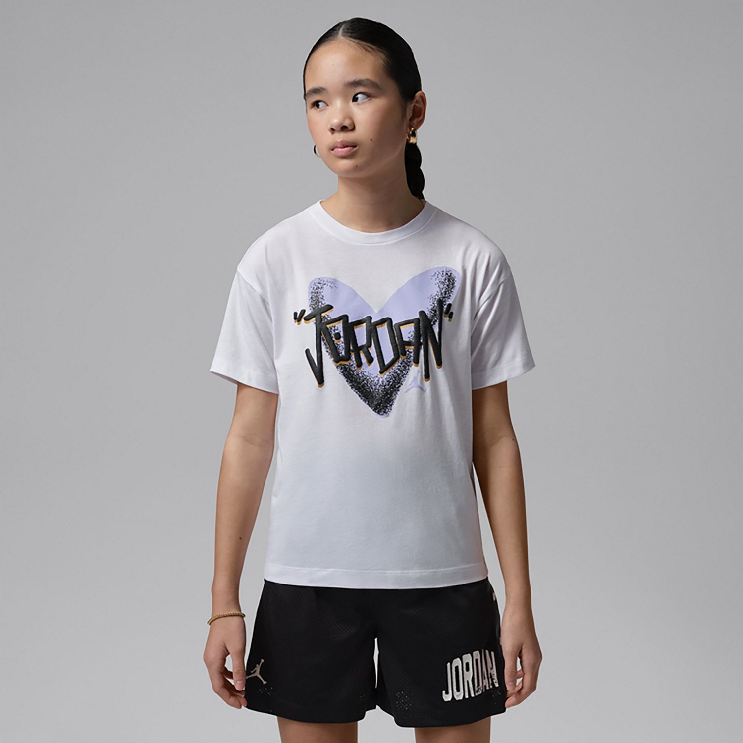 Jordan Girls' Heart Sketch T-shirt