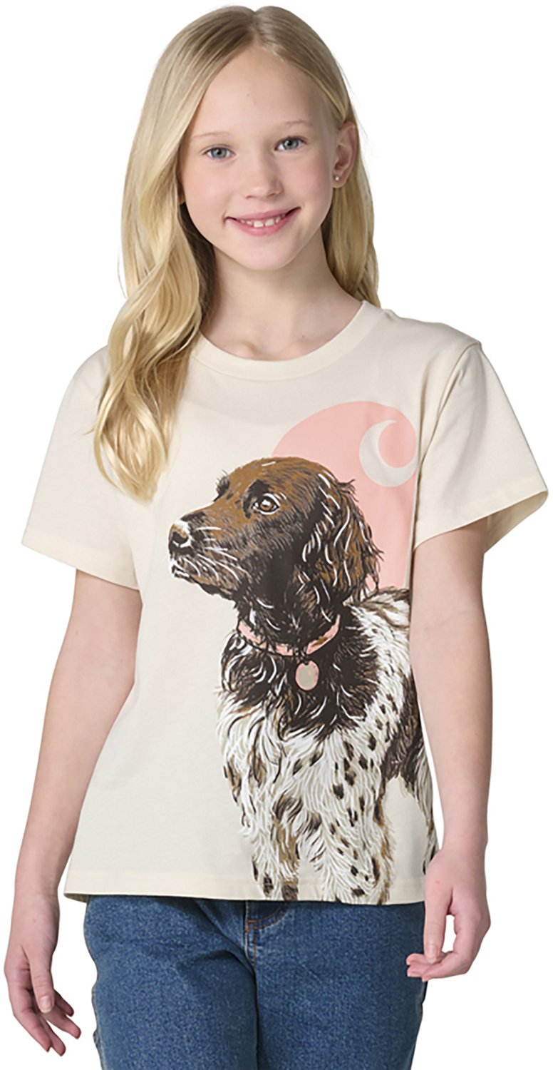 Carhartt Girls’ Short Sleeve Dog T‑Shirt