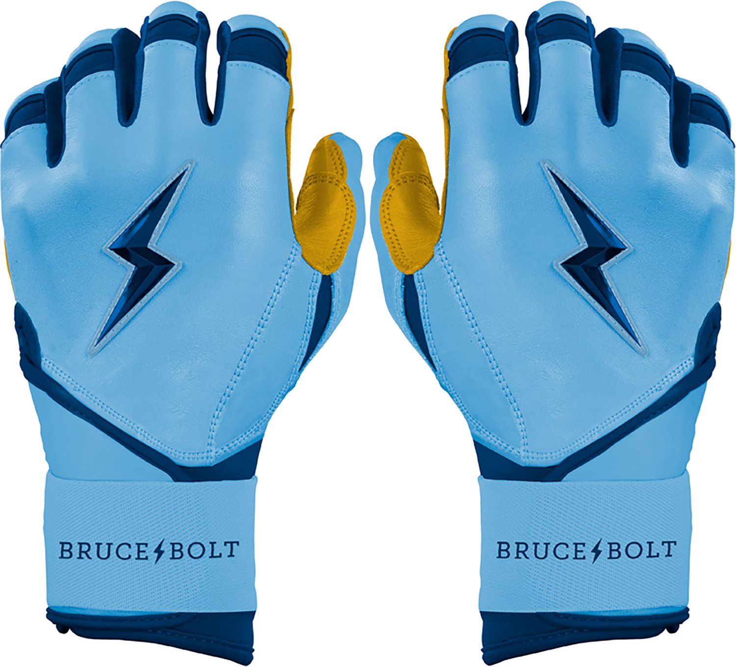 BRUCE BOLT Adults' Creator Series Long Cuff Baseball Batting Gloves