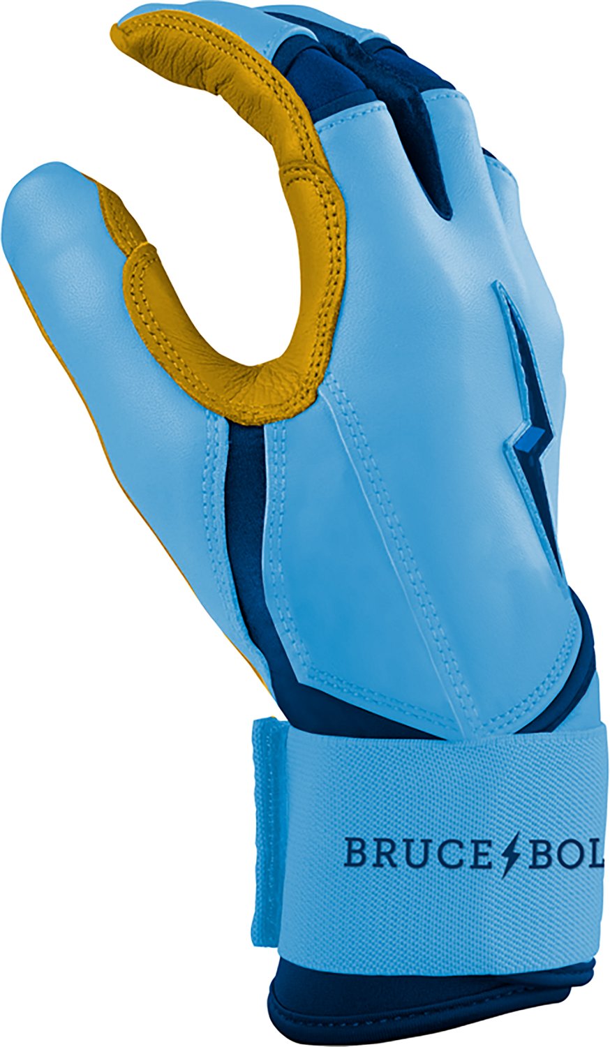 BRUCE BOLT Adults' Creator Series Long Cuff Baseball Batting Gloves