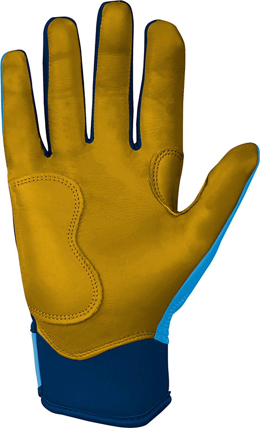 BRUCE BOLT Youth Bear Series Carolina Blue Short Cuff Batting Gloves - view number 3