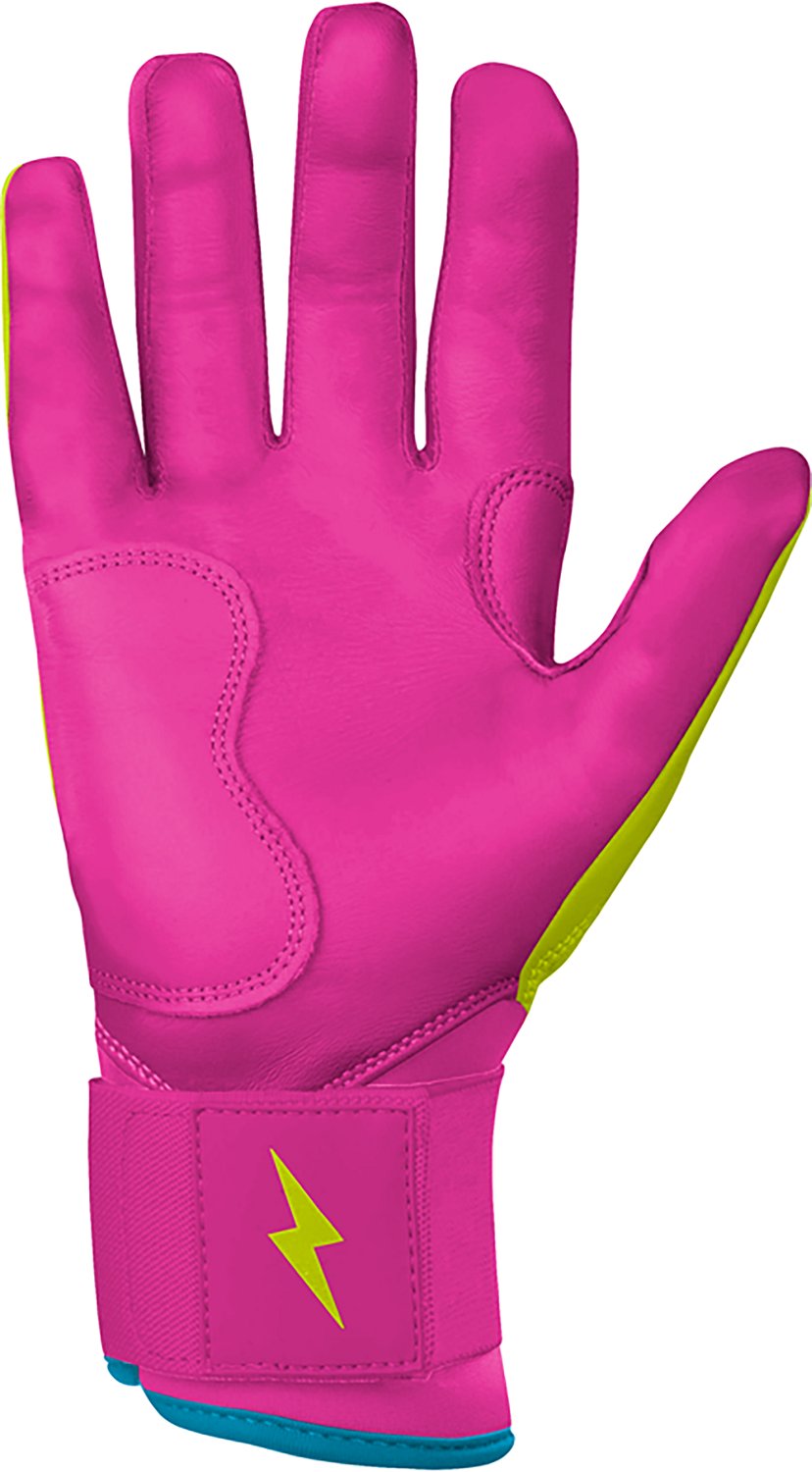 BRUCE BOLT Youth Creator Series Long Cuff Baseball  Batting Gloves - view number 3