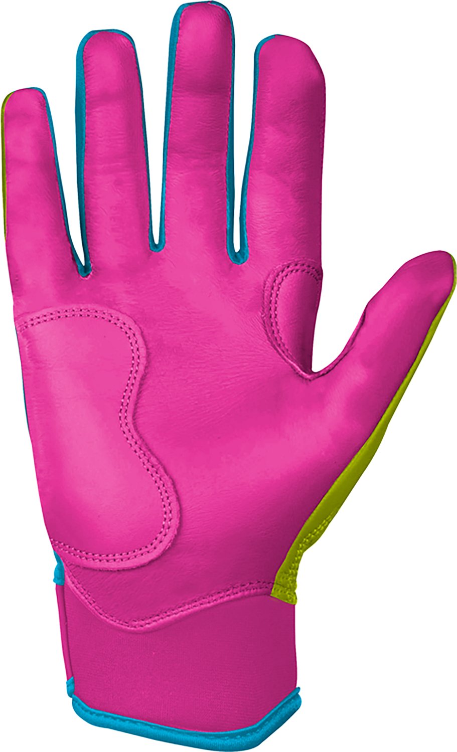 BRUCE BOLT Youth Bear Series Carribean Yellow Short Cuff Batting Gloves