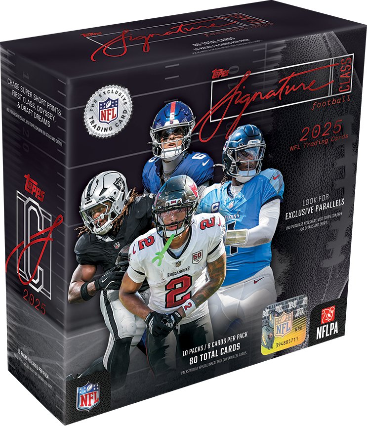 Topps 2025 Signature Class Football Mega Box