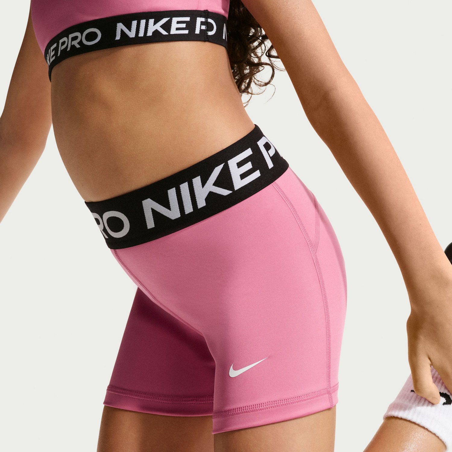 Nike Girls' Pro Shorts 3 in - view number 5