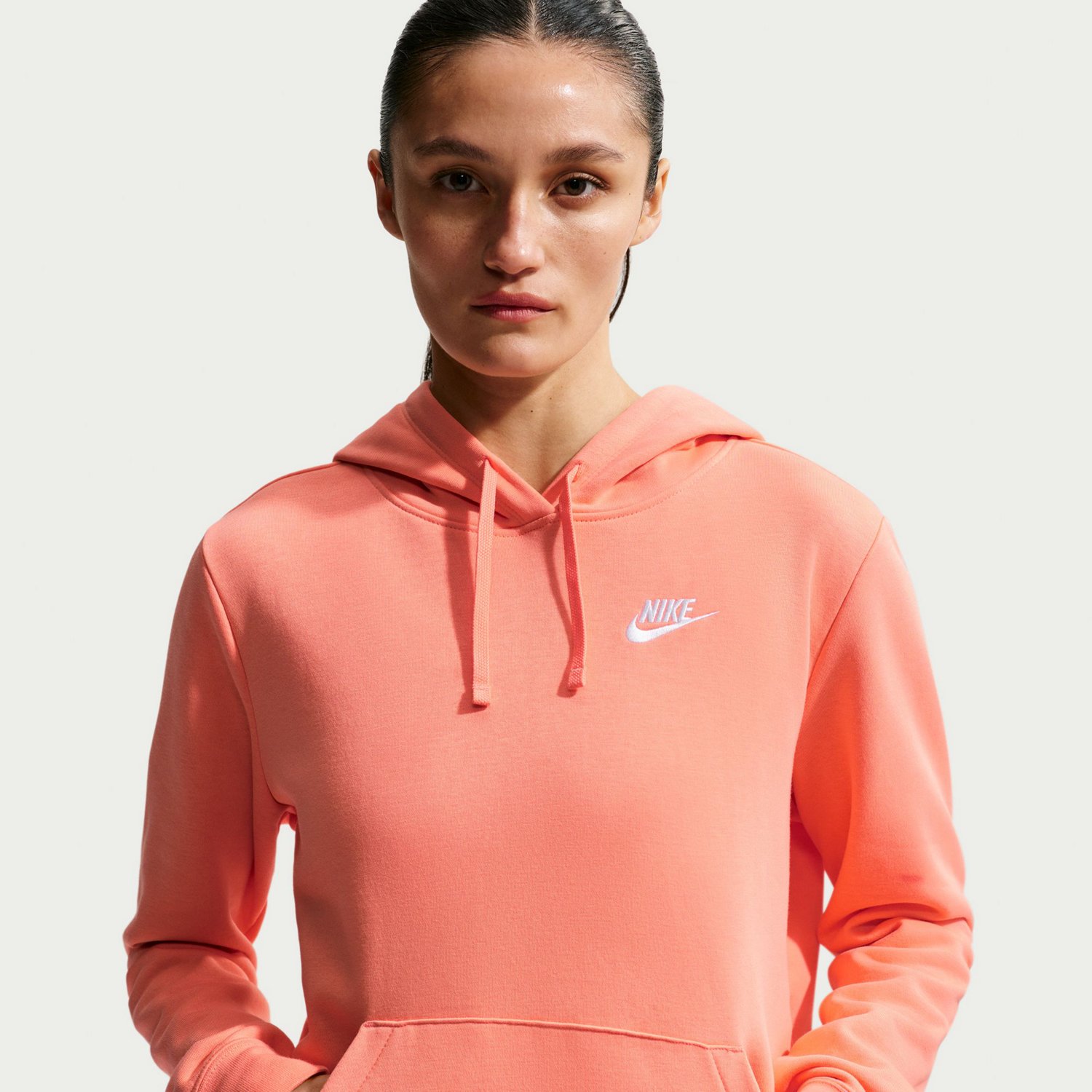 Nike Women's Club Fleece Pullover Hoodie                                                                                         - view number 3