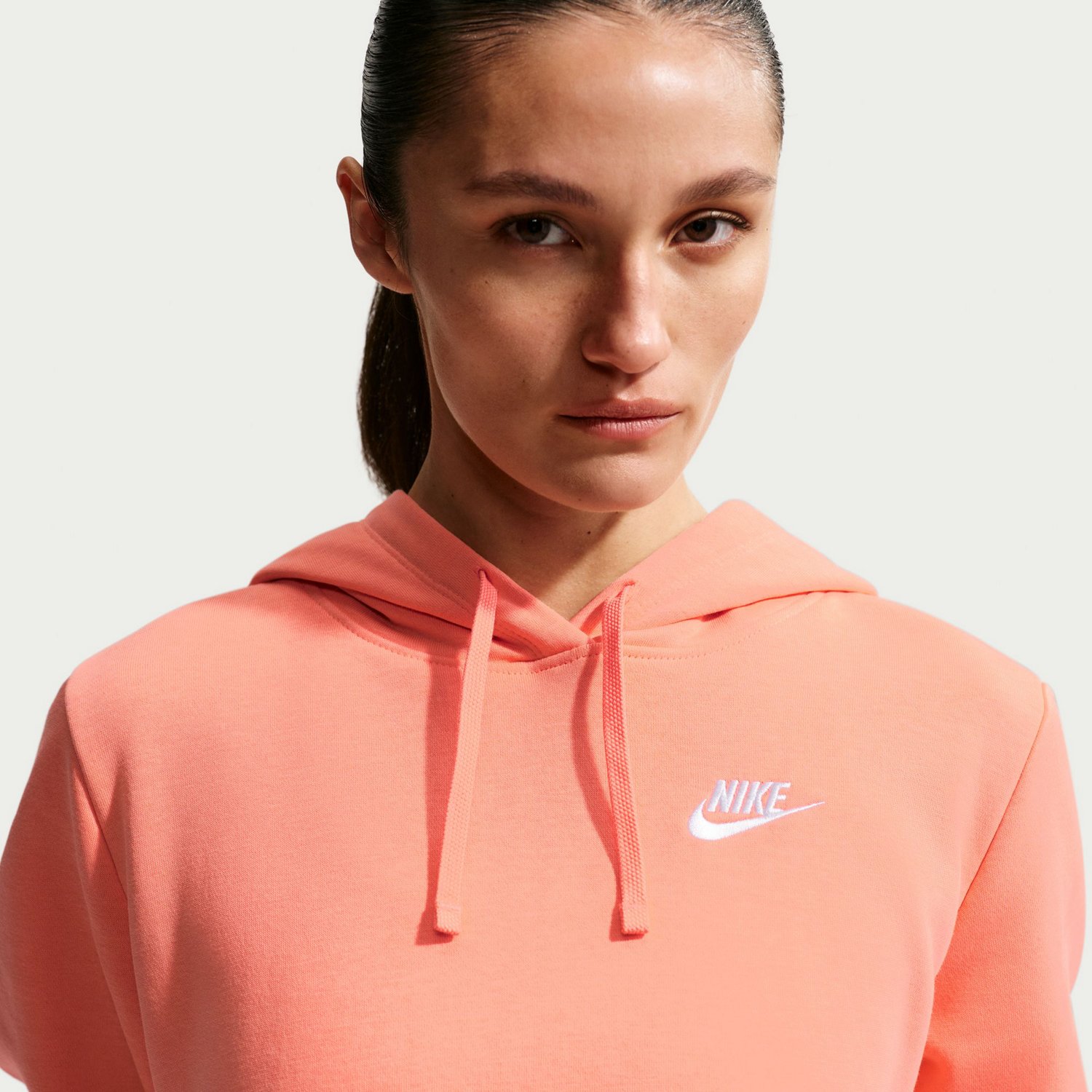 Nike Women's Club Fleece Pullover Hoodie                                                                                         - view number 5