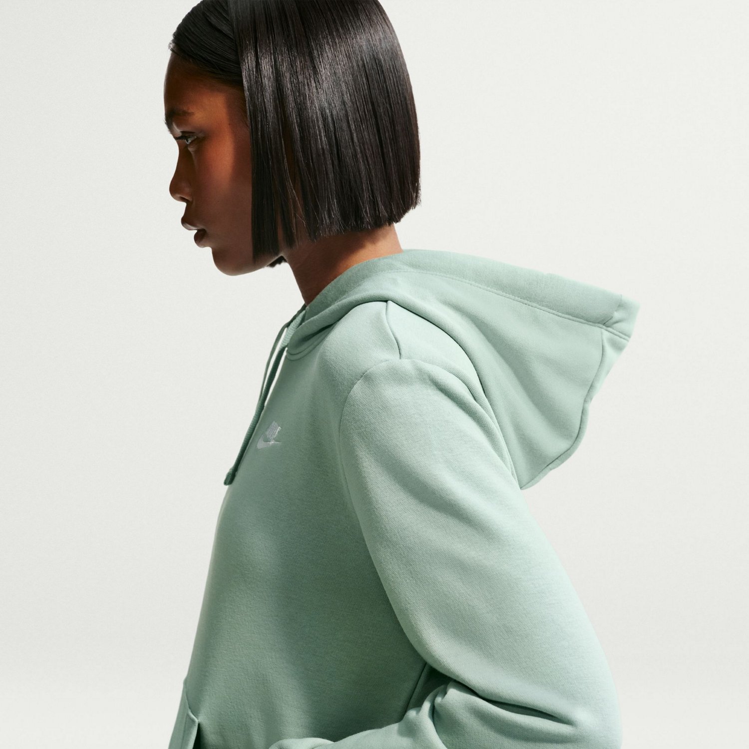 Nike Women's Club Fleece Pullover Hoodie                                                                                         - view number 4