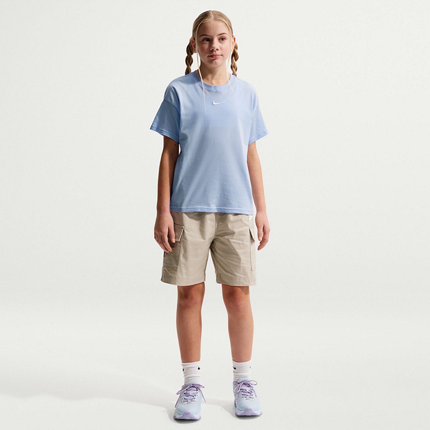 Nike Girls' Cropped Futura HBR T-shirt