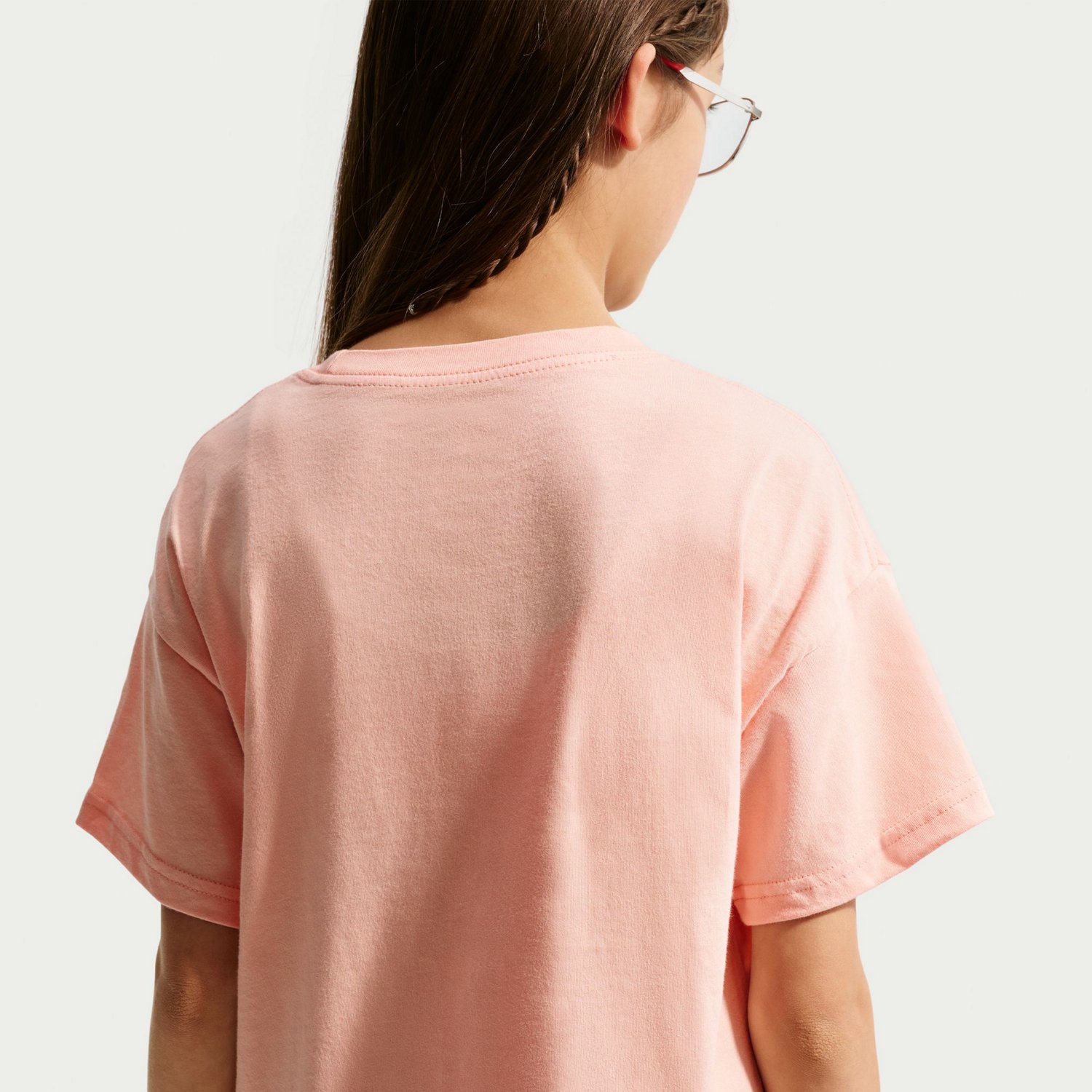 Nike Girls' Sportswear Essential Boxy Short Sleeve T-shirt - view number 4