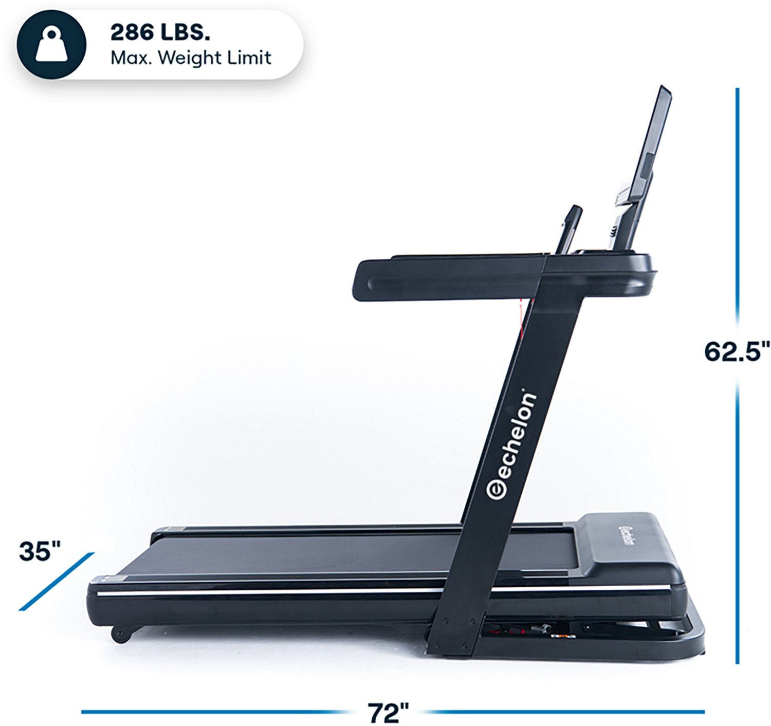Echelon Stride 50 RCX Pro Performance Treadmill - view number 2