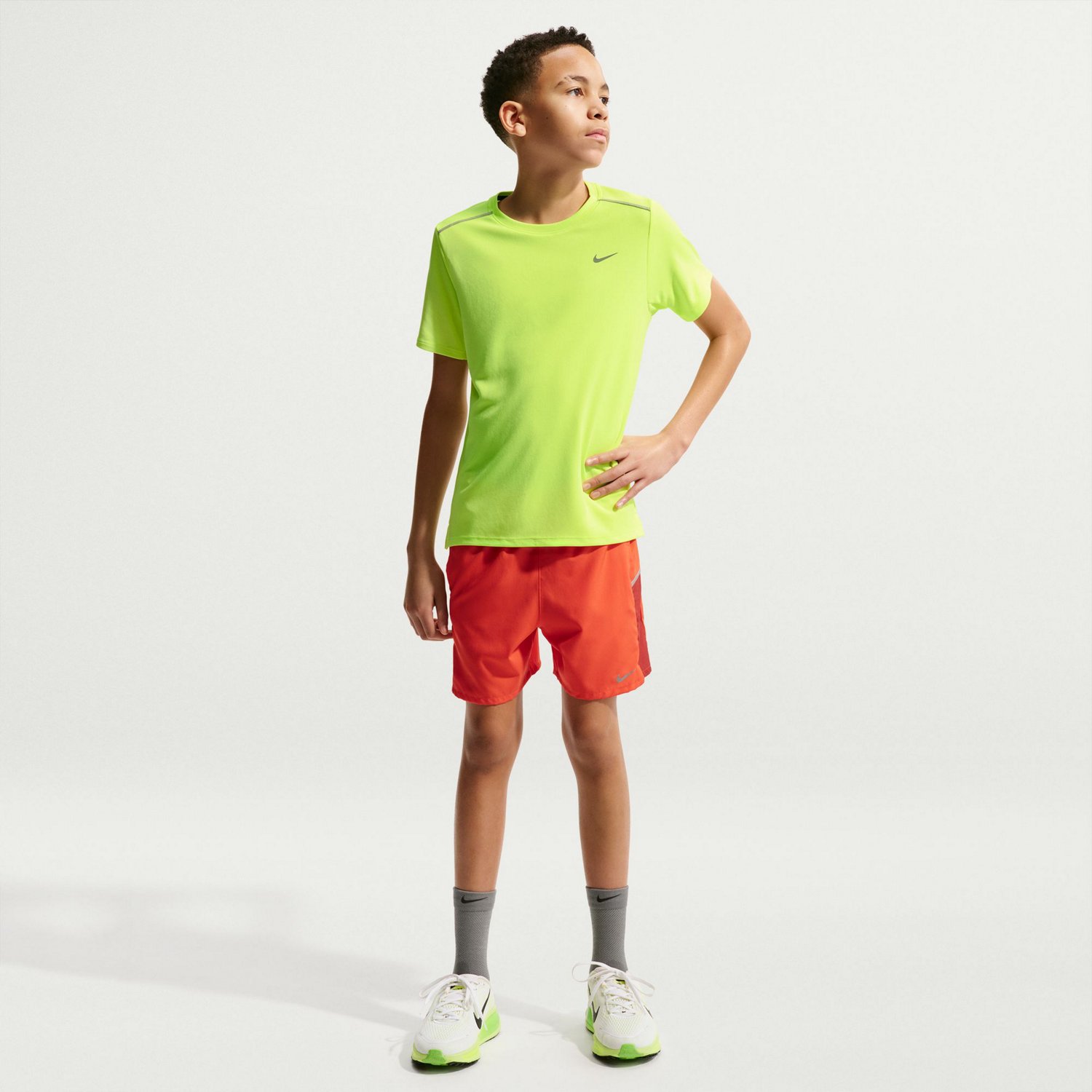 Nike Boys' Dri-FIT Miler Short Sleeve T-shirt