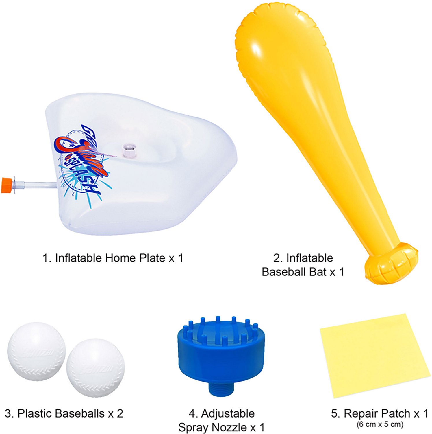 Banzai 5-Piece Grand Slam 'N Splash Water Hover Baseball Tee Set - view number 3