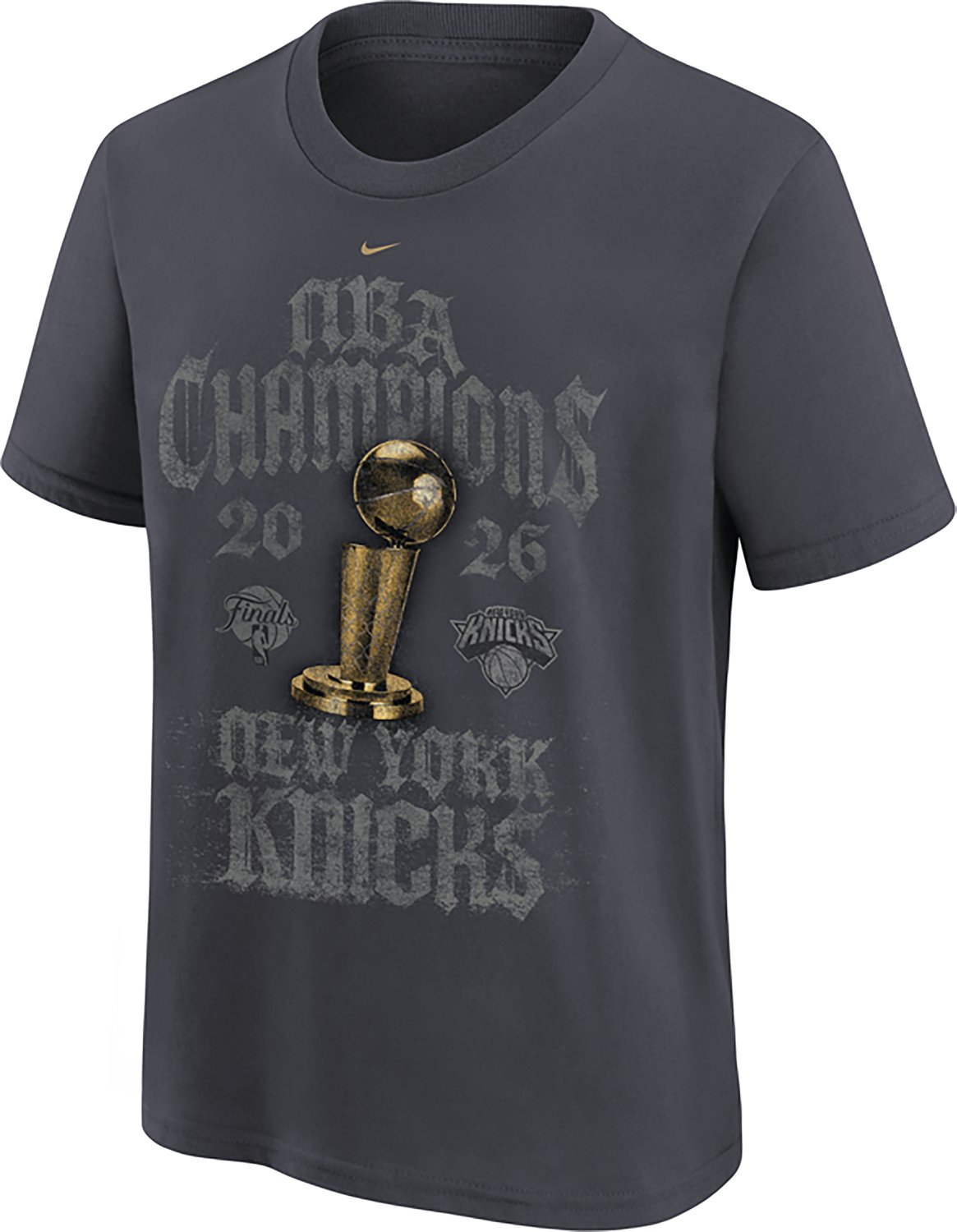 Nike Youth New York Knicks 2026 NBA Finals Champions Locker Room Short Sleeve T-Shirt - view number 2