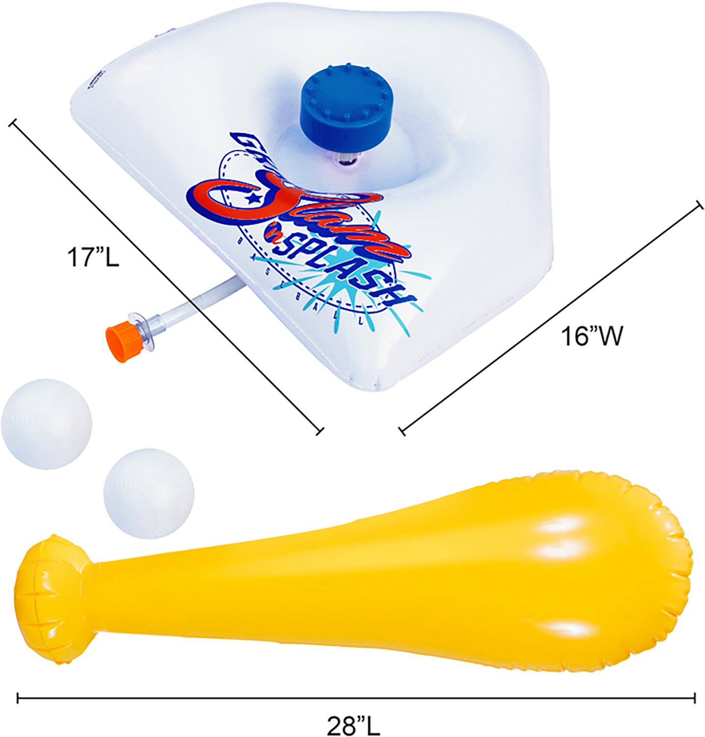 Banzai 5-Piece Grand Slam 'N Splash Water Hover Baseball Tee Set - view number 2