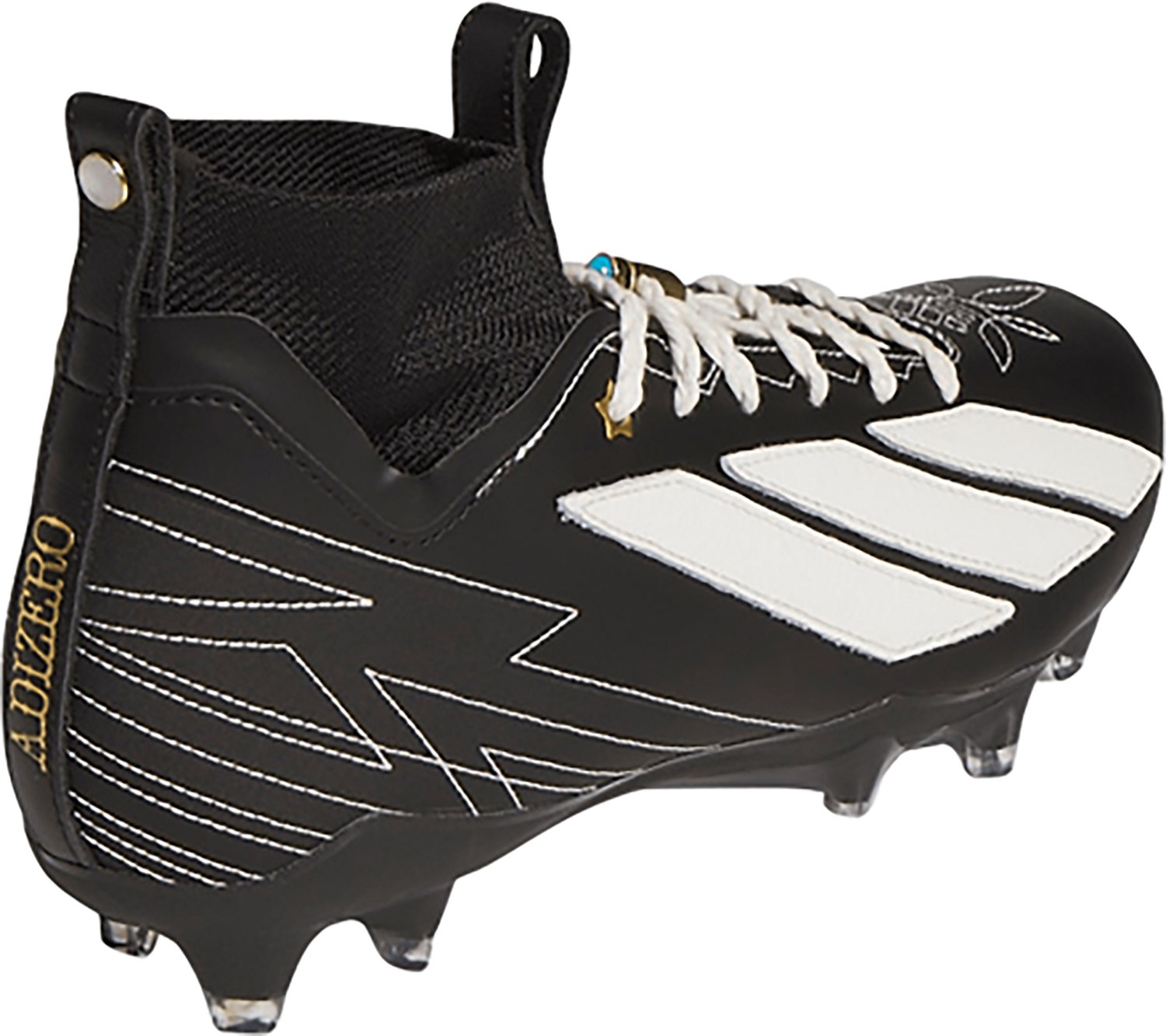 adidas Adults’ Adizero Impact II American Football Cleats - view number 4