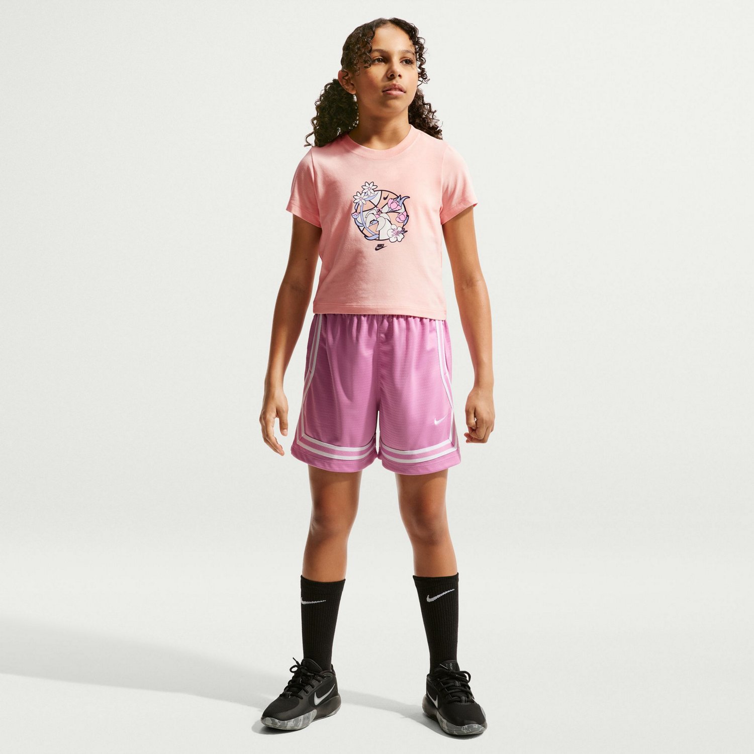 Nike Girls’ Training Short Sleeve T‑Shirt