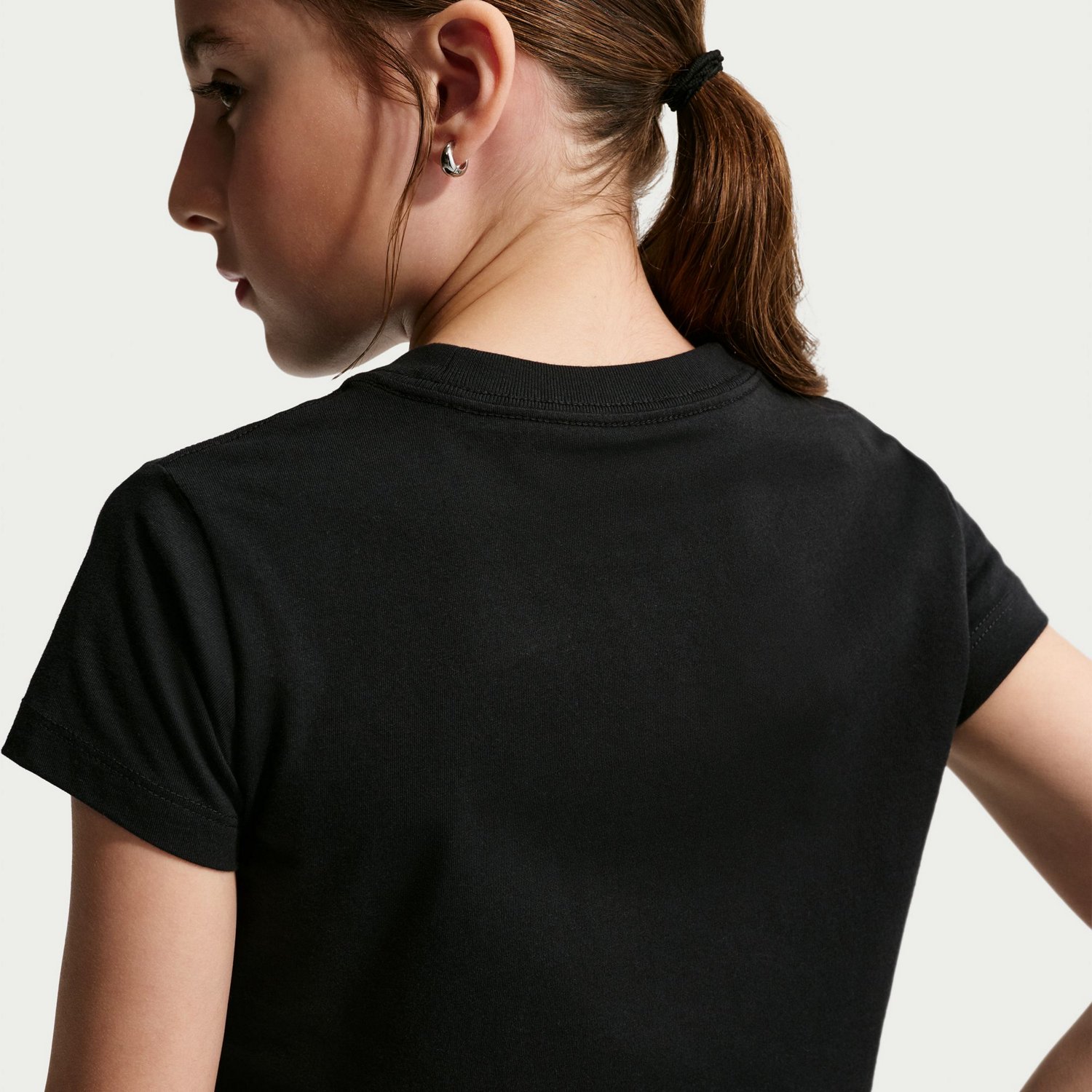 Nike Sportswear Big Kids’ Cropped Short Sleeve T‑Shirt - view number 4