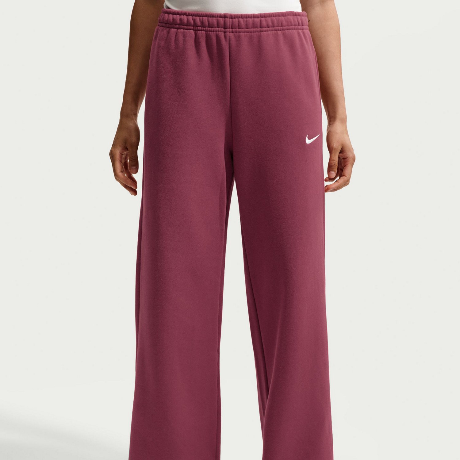 Nike Women's Studio Fleece Mid-Rise Training Pants - view number 3