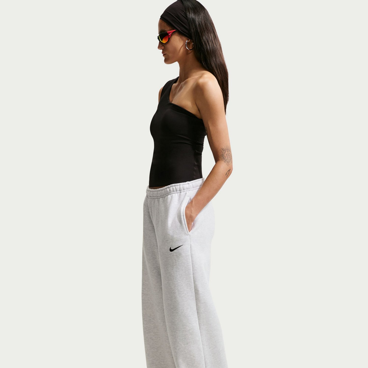 Nike Women's Studio Fleece Mid-Rise Training Pants - view number 3