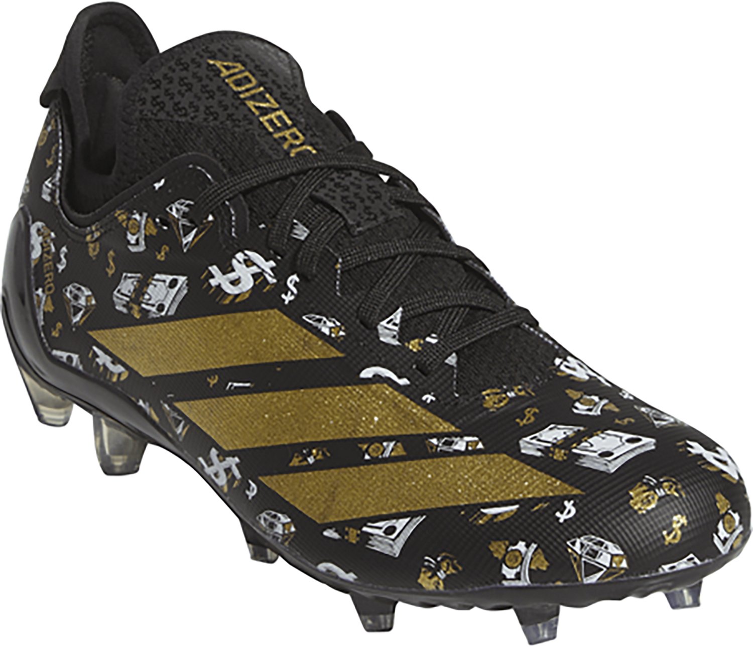adidas Adults’ Adizero Electric.1 II Football Cleats - view number 3