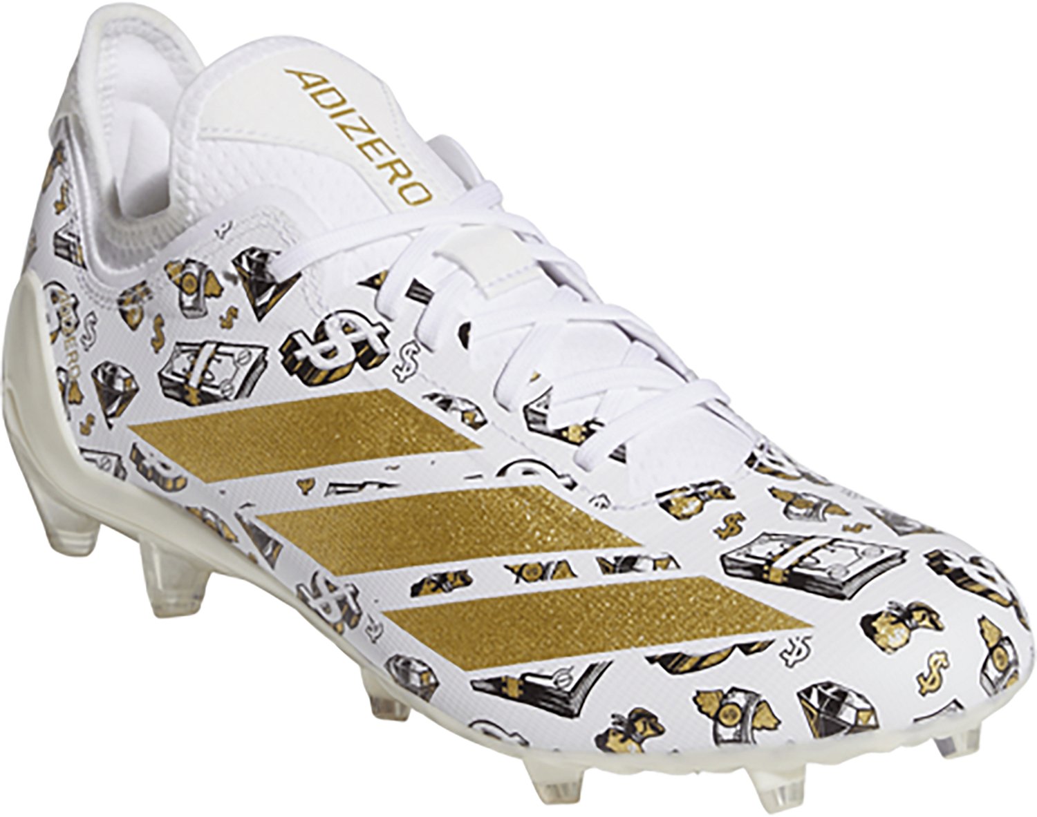 adidas Adults’ Adizero Electric.1 II Football Cleats - view number 3