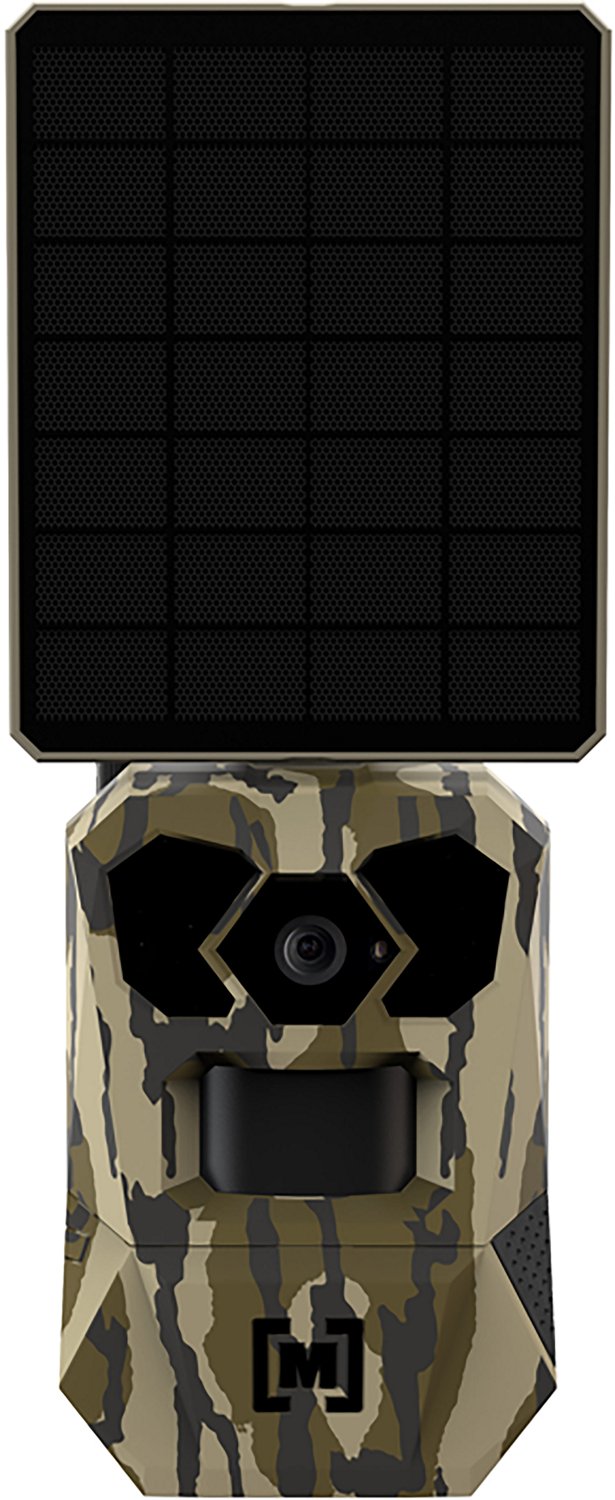Moultrie Mossy Oak Bottomland Edge 4 Cellular Trail Camera with Integrated Solar Panel