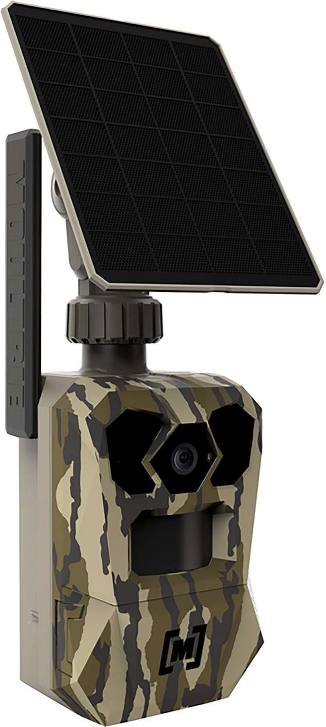Moultrie Mossy Oak Bottomland Edge 4 Cellular Trail Camera with Integrated Solar Panel